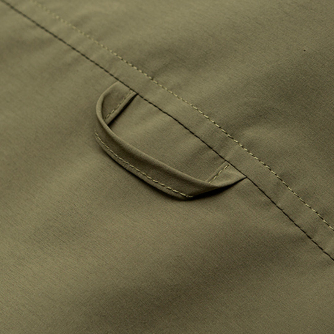 big pocket polo shirt