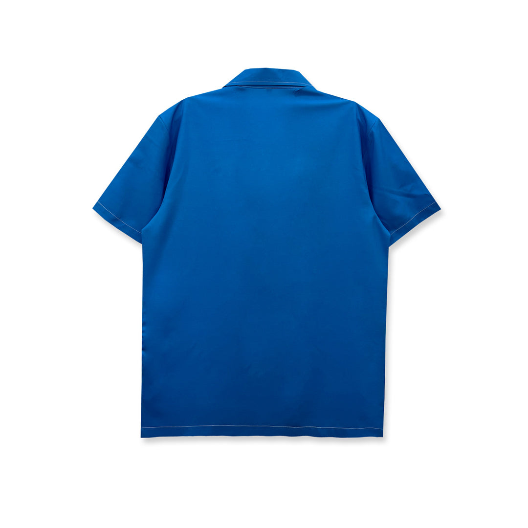 retro flower bowling shirt