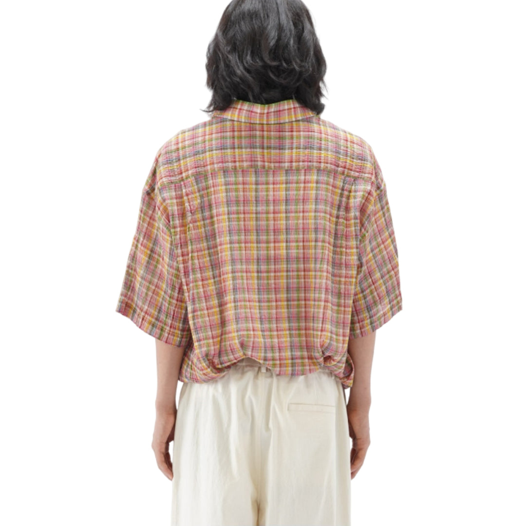 rose mint plaid shirt