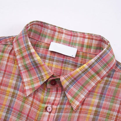 Rose Mint Plaid Shirt