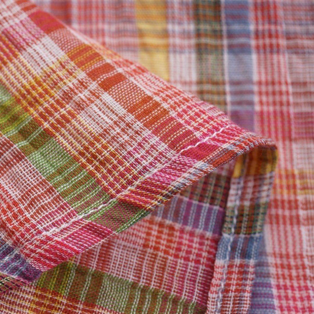 rose mint plaid shirt