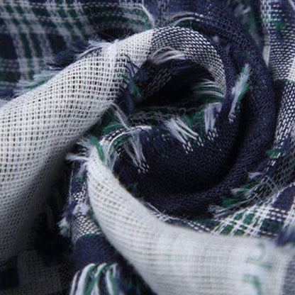 Knot Knit Plaid Overshirt