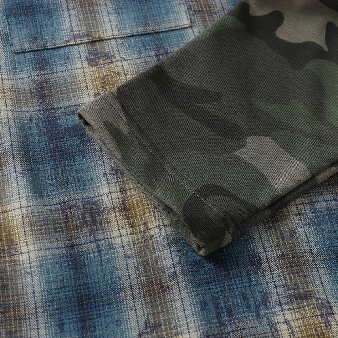 plaid camouflage shirt