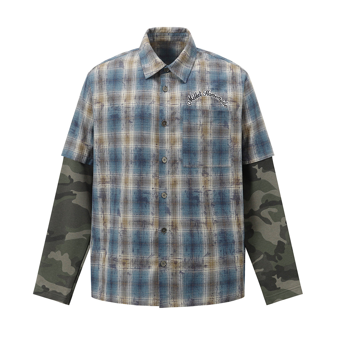 plaid camouflage shirt
