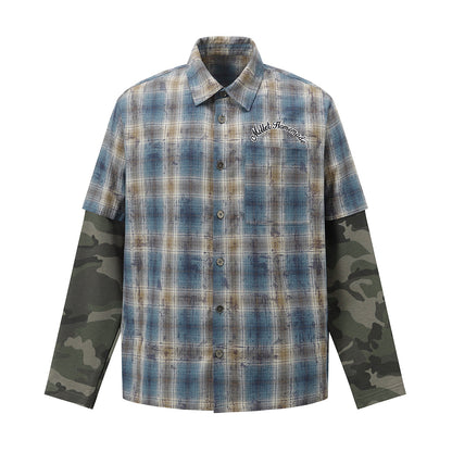 Plaid Camouflage Shirt