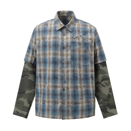 Plaid Camouflage Shirt