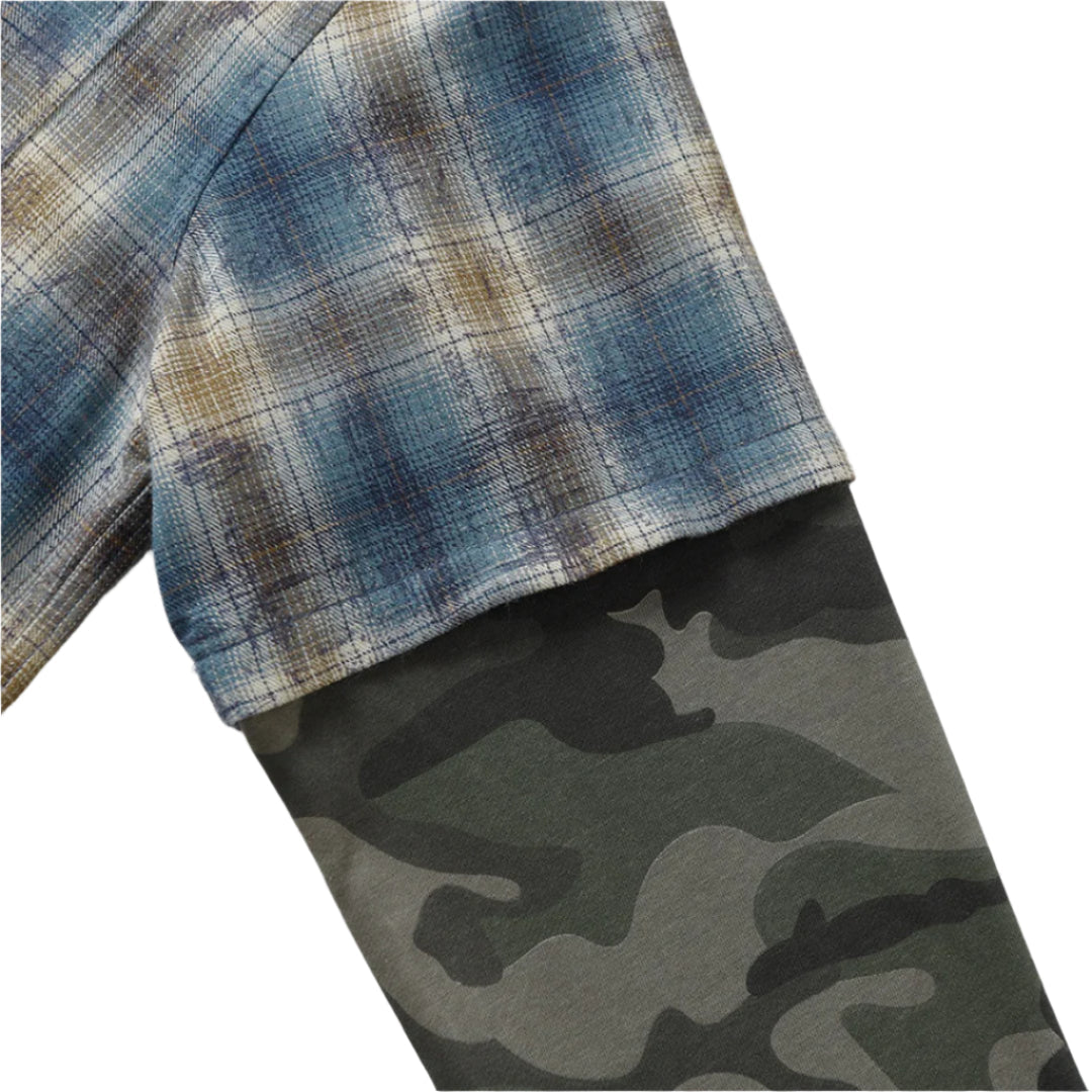 plaid camouflage shirt