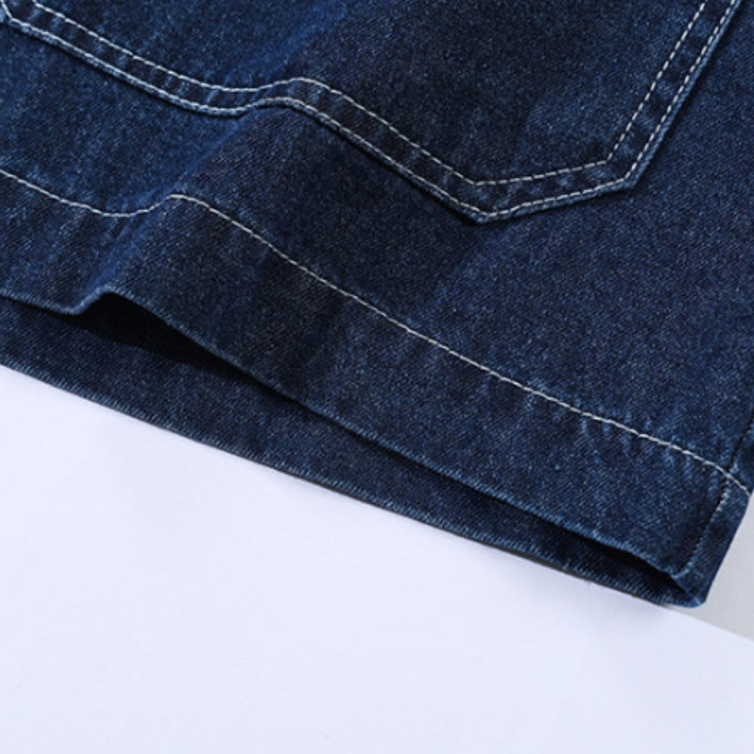 navy carpenter denim shirt