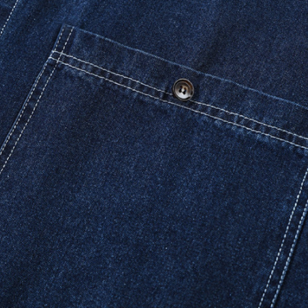 navy carpenter denim shirt