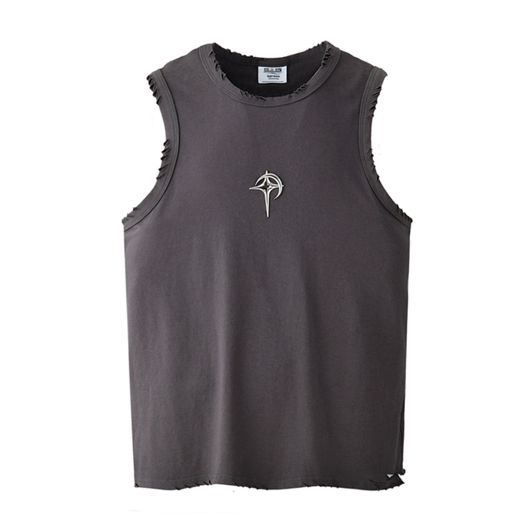 chrome star tank top