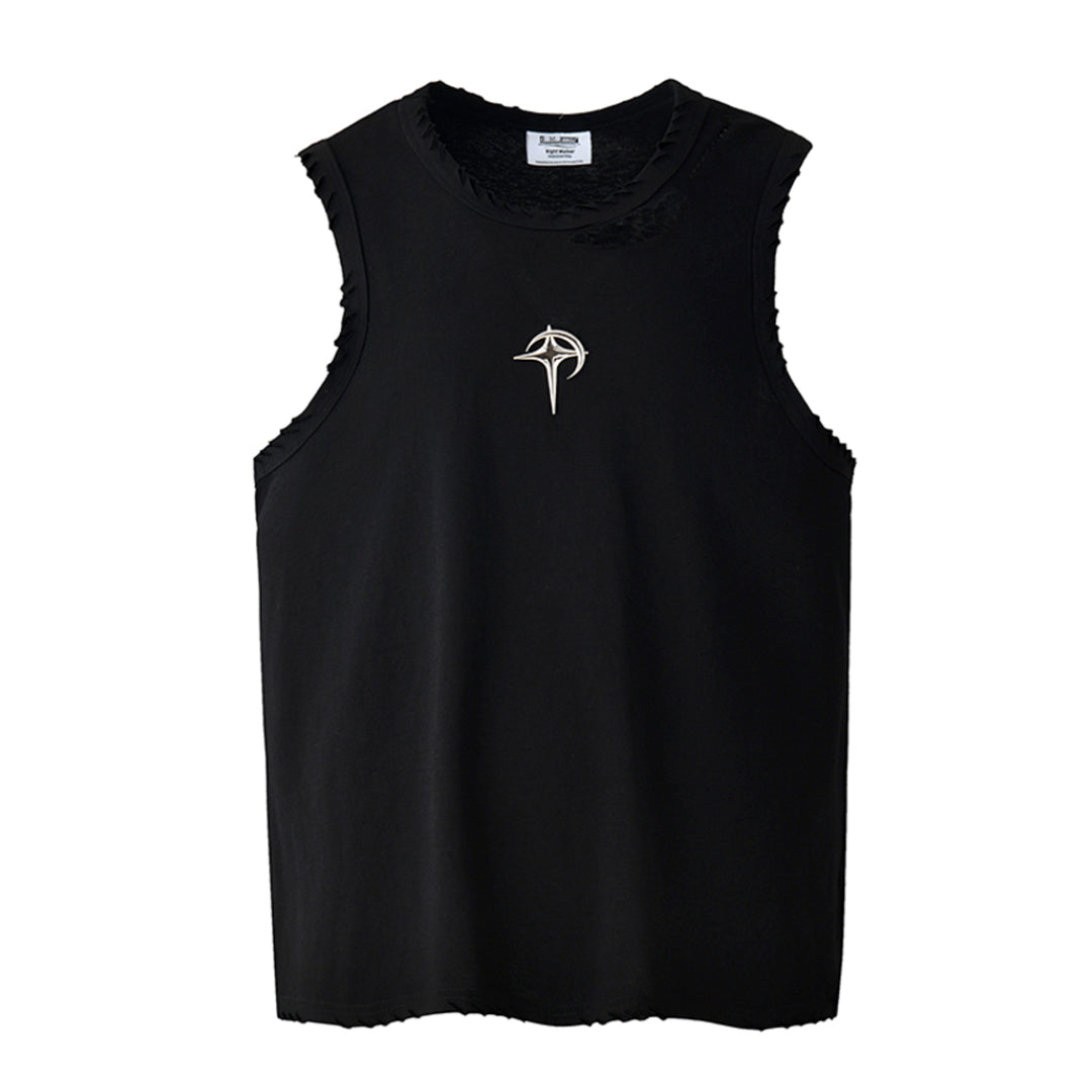 chrome star tank top