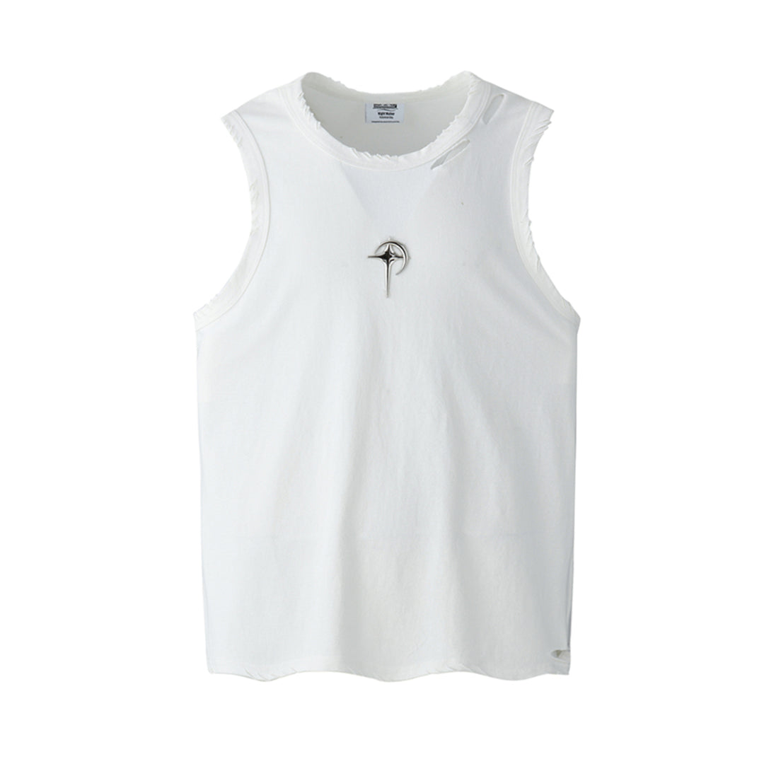 chrome star tank top