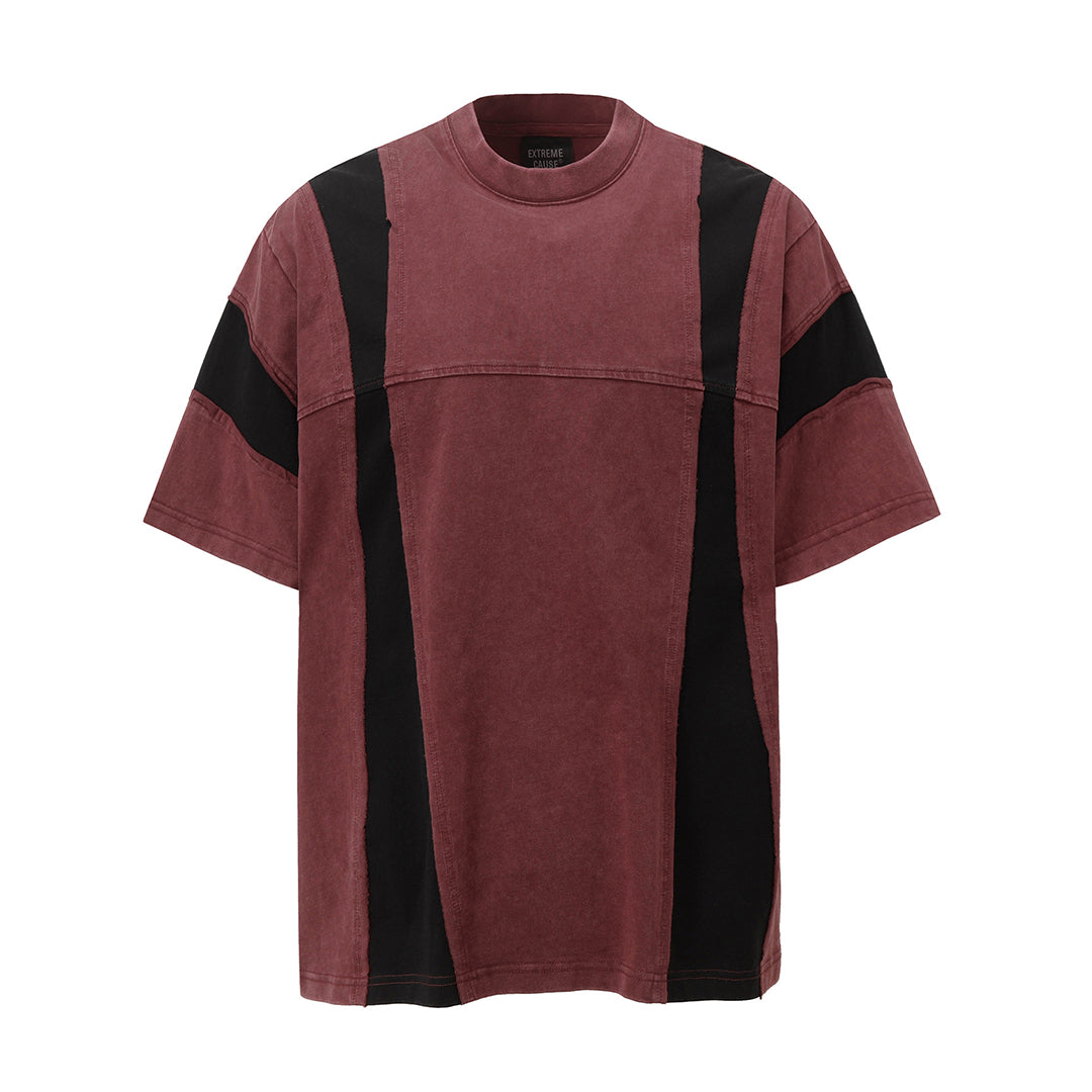 brick block stripe tee