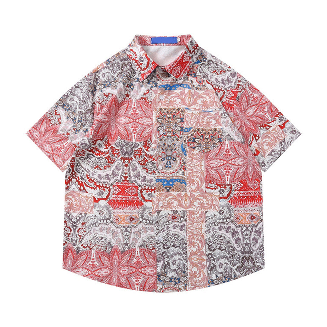 crimson knot paisley shirt