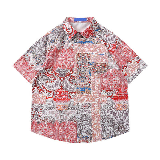 Crimson Knot Paisley Shirt