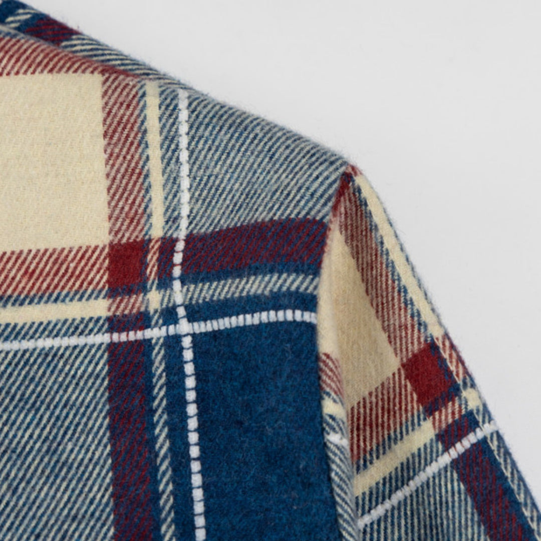 signature knit plaid shirt