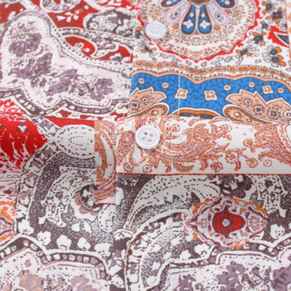 Crimson Knot Paisley Shirt