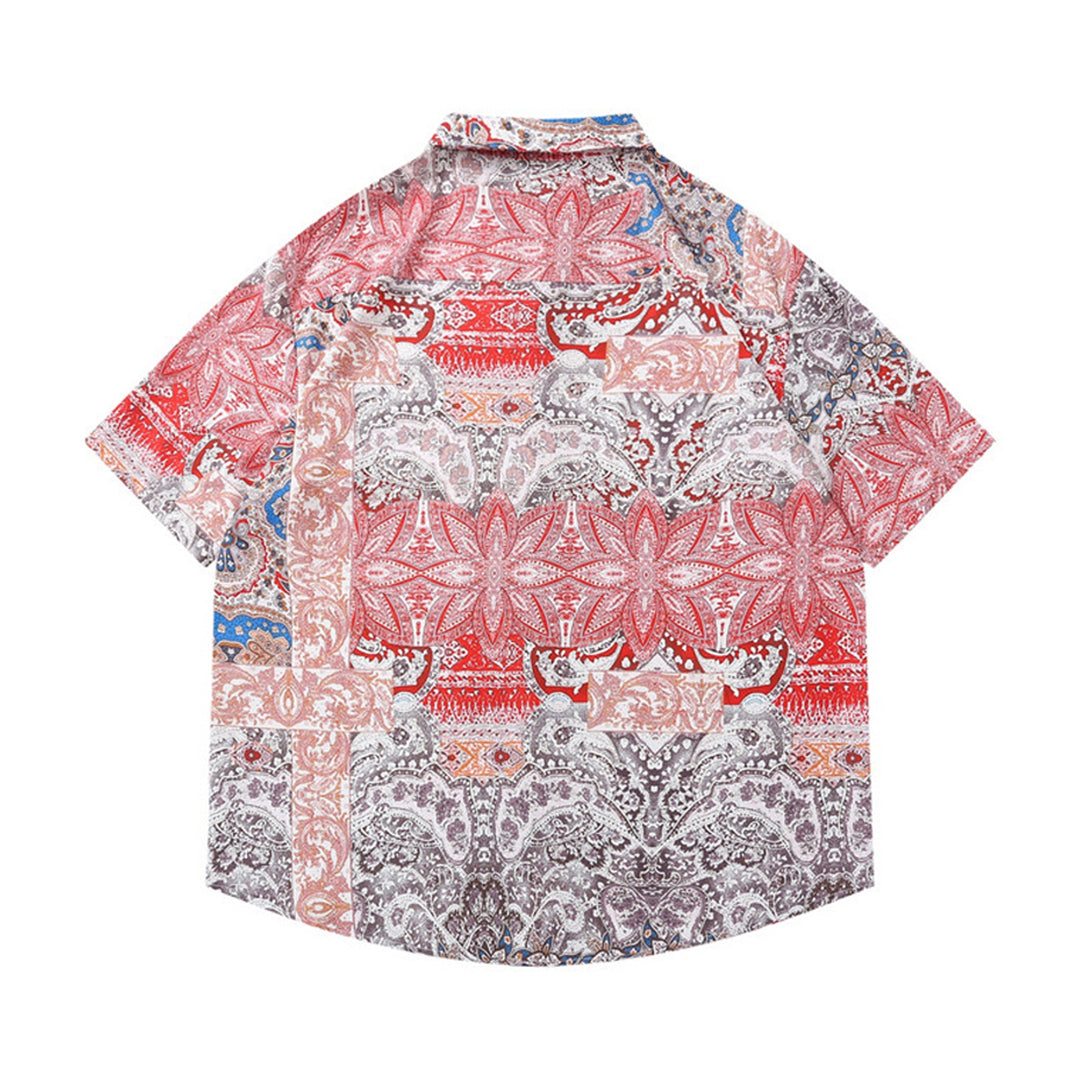 crimson knot paisley shirt