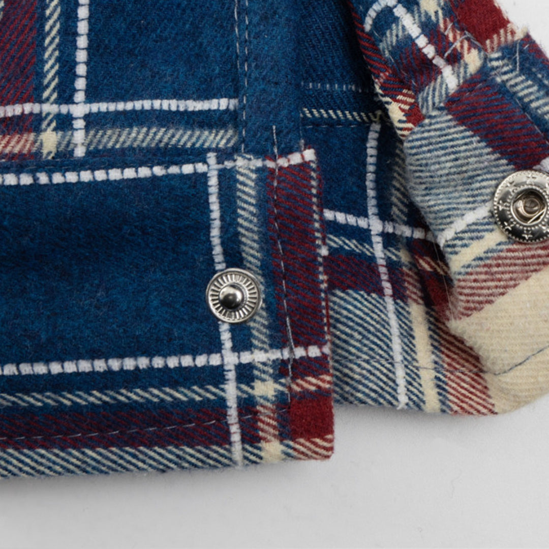 signature knit plaid shirt