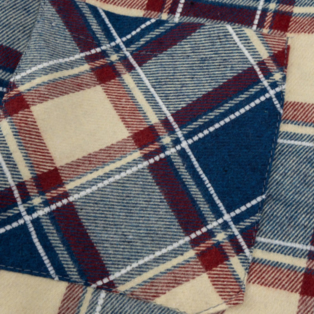 signature knit plaid shirt