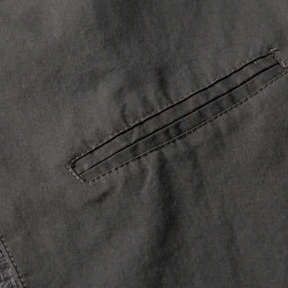 Crew Plaid Collarless Shirt