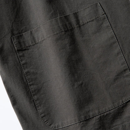 Crew Plaid Collarless Shirt