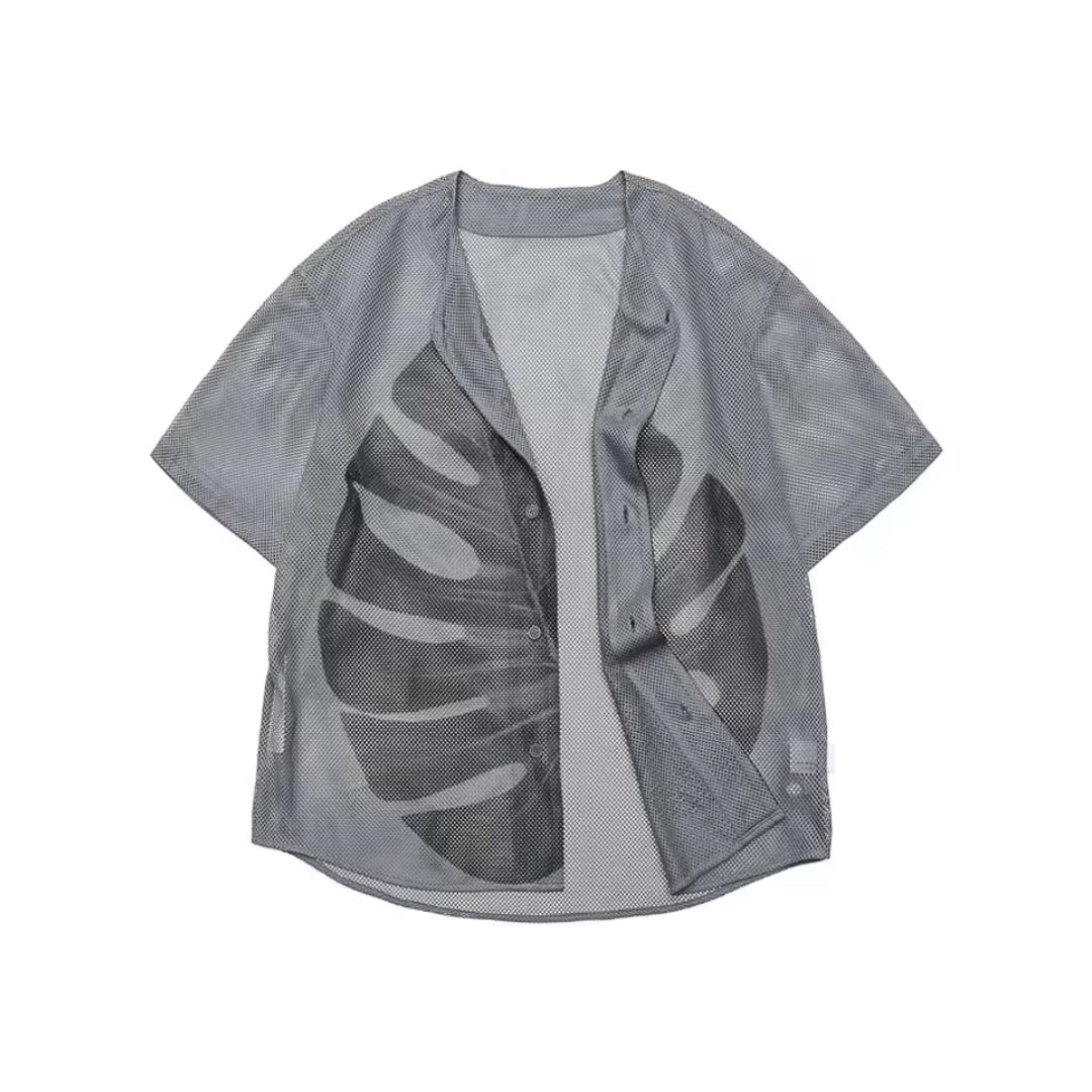 monstera mesh shirt