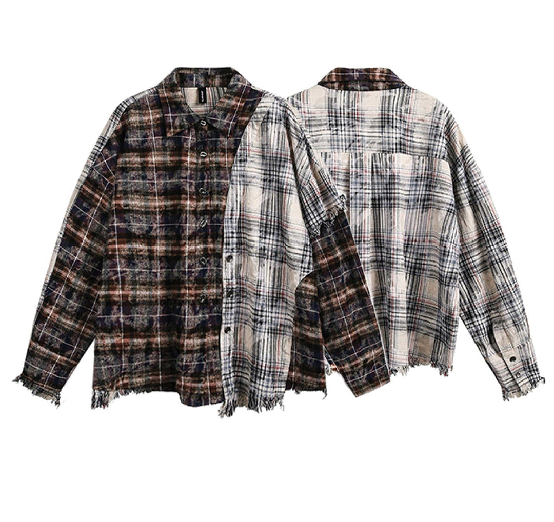 smokey clash plaid shirt
