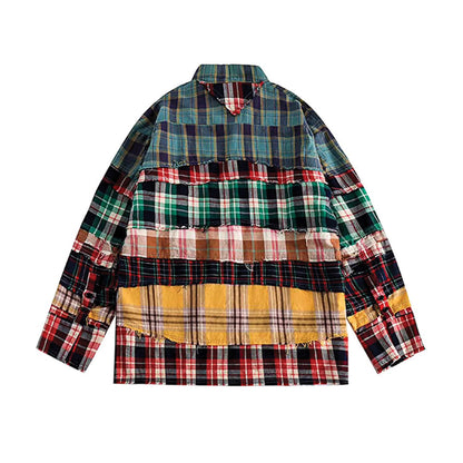 Band Collar Oversized Shirt