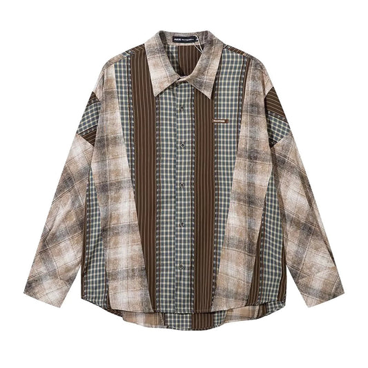 Pine Plaid Colorblock Shirt