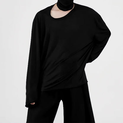 Slanted Long Sleeve T-Shirt
