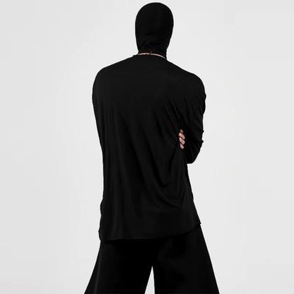 Slanted Long Sleeve T-Shirt