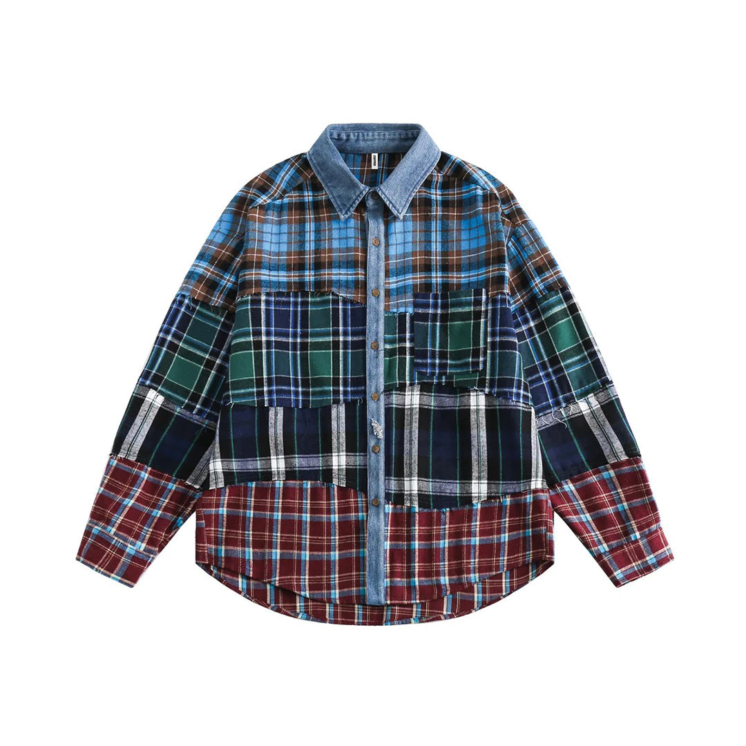 heritage pattern plaid shirt