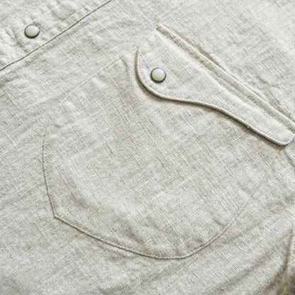 Long Horn Linen Shirt
