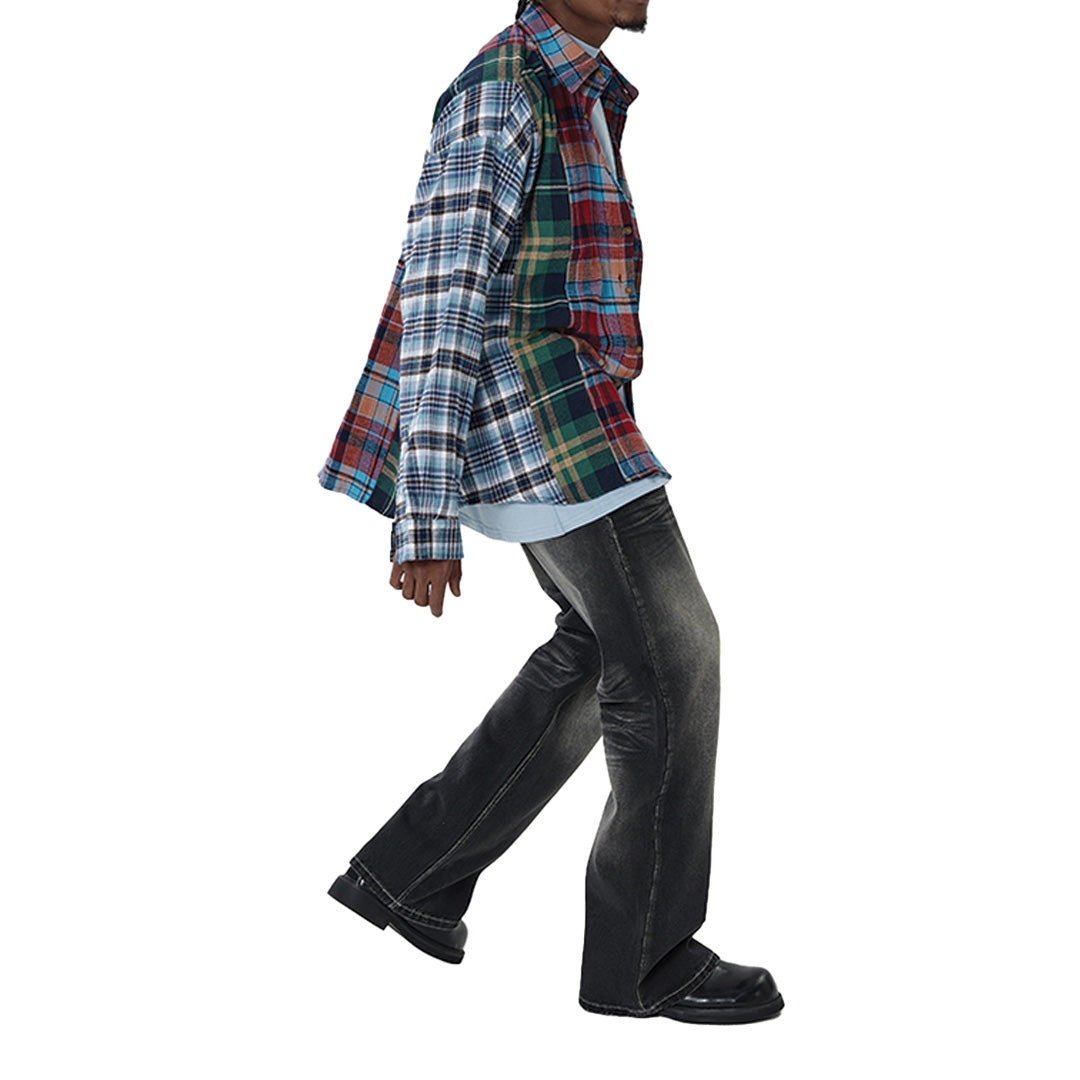 mr. plaid multicolor shirt