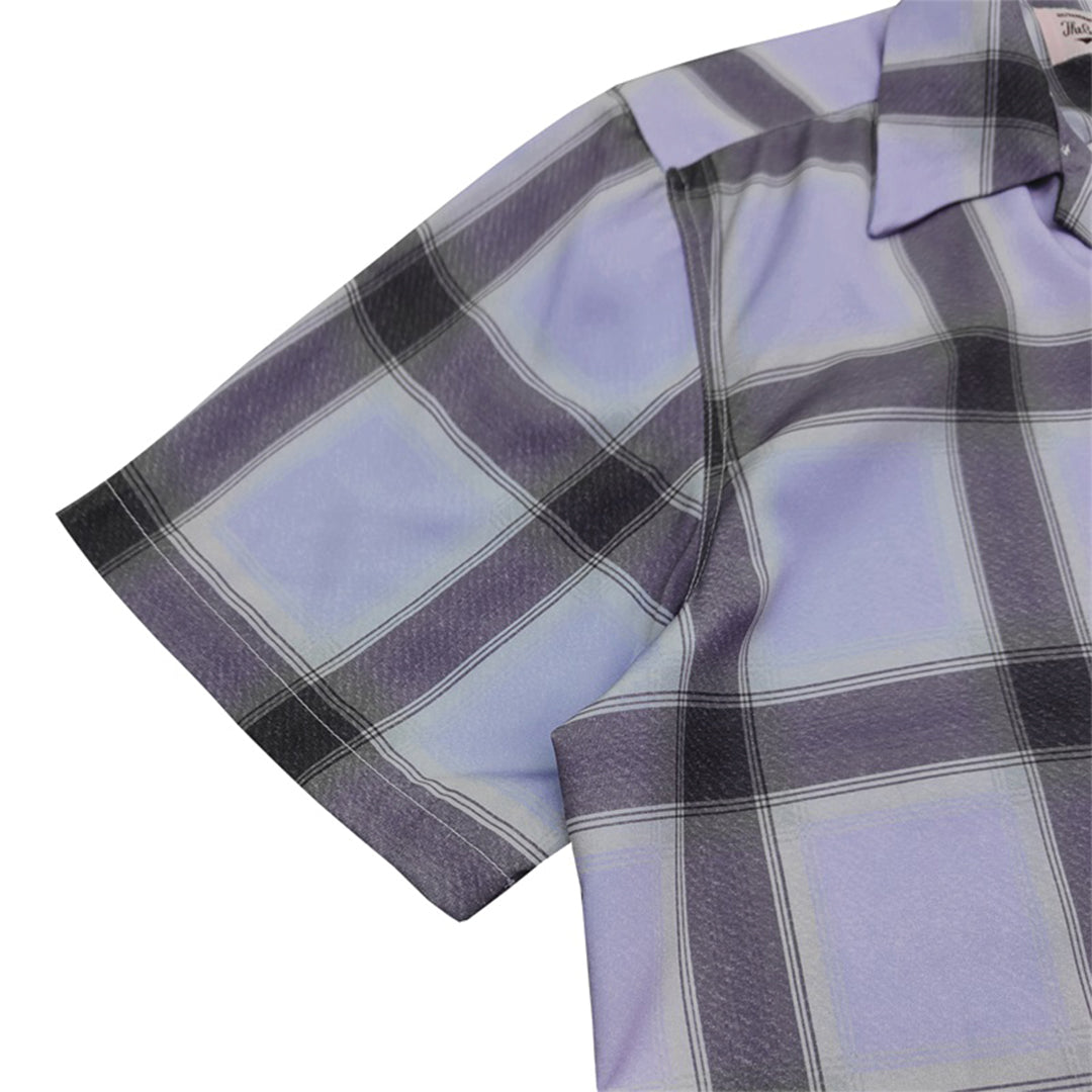 shadow plaid cuban shirt