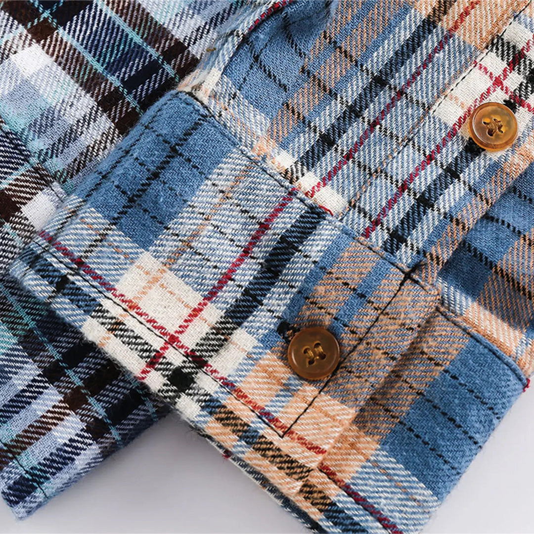 mr. plaid multicolor shirt