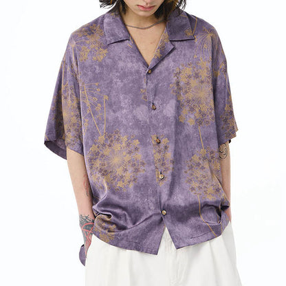 Golden Flora Camp Shirt