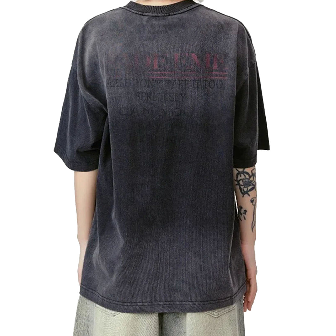 feel my words distressed t-shirt