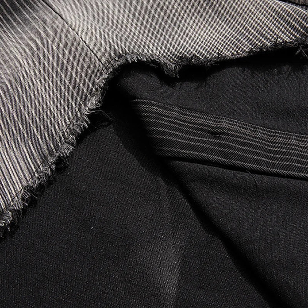 black gradient faded shirt