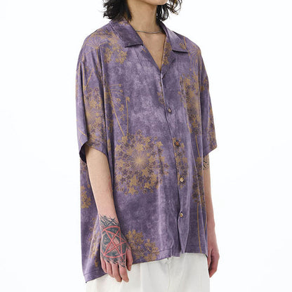 Golden Flora Camp Shirt