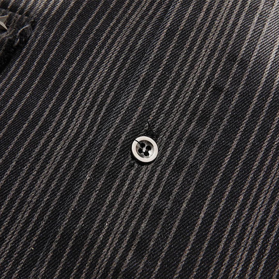 black gradient faded shirt