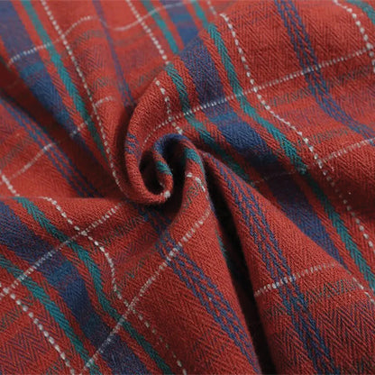 Blood Plum Plaid Shirt