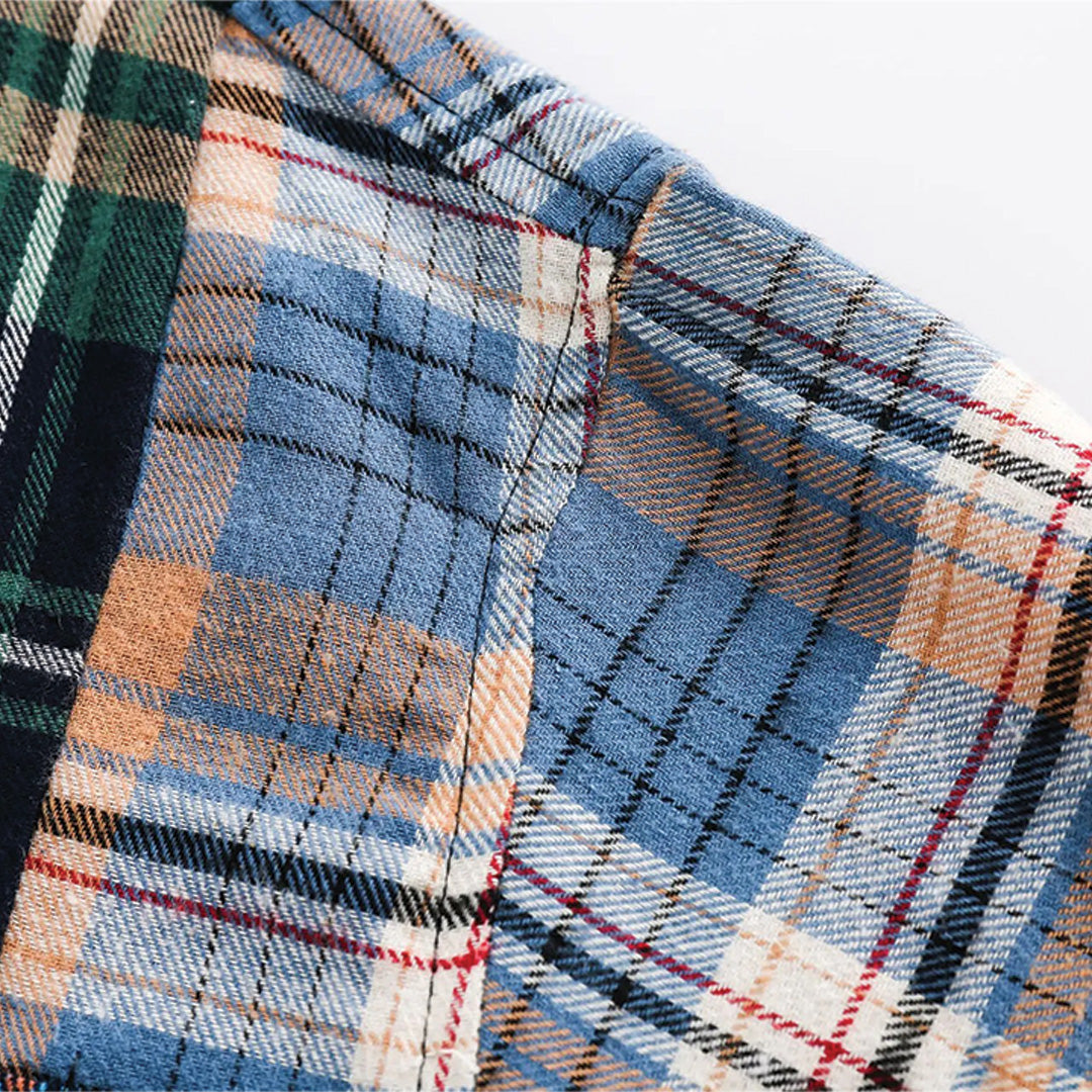 mr. plaid multicolor shirt