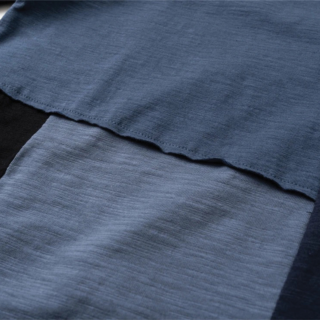 blue block t-shirt