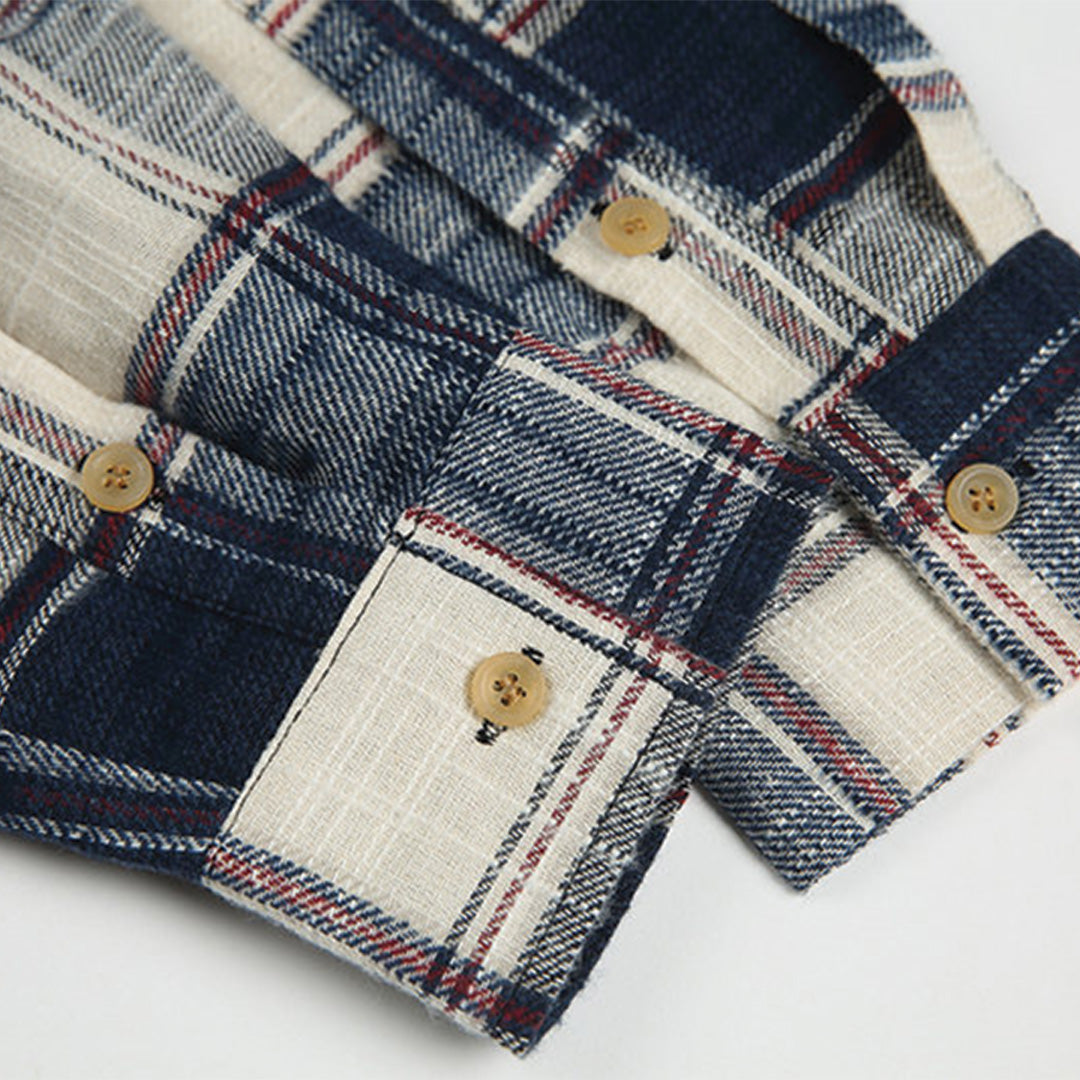 plaid ensemble shirt