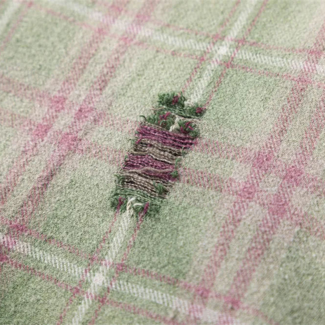 vintage denim plaid shirt