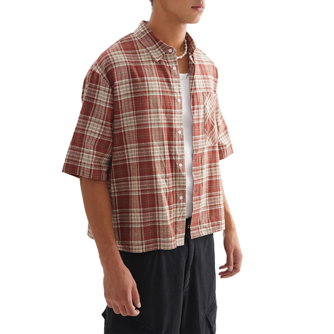 canyon plaid short sleeve