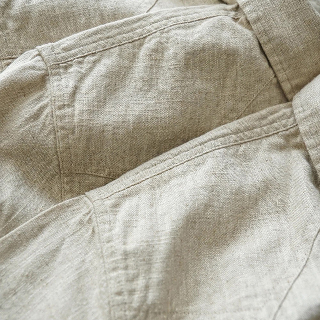 long horn linen shirt
