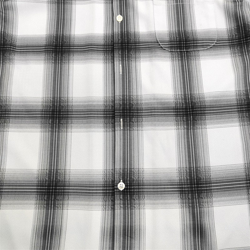 shadow plaid cuban shirt